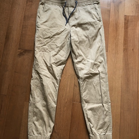 H&M Size Medium Men’s Beige Joggers/Khakis - Picture 1 of 3